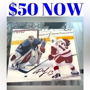 Pavel Datsyuk Detroit Red Wings Signed Autograph 8x10 Hockey Photo With COA